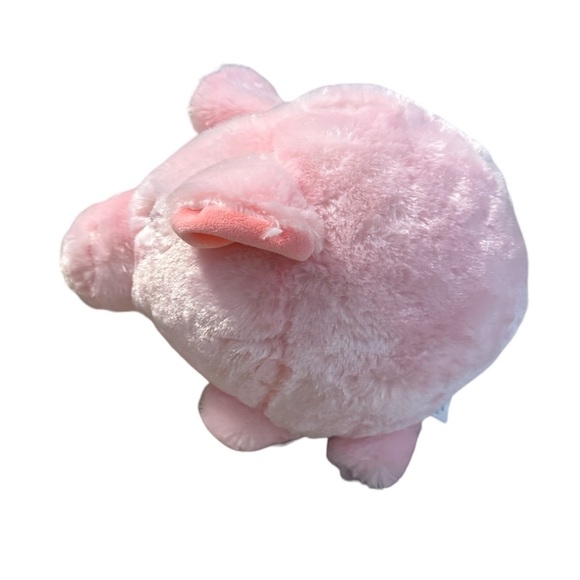 FAB NY Pink Plush Piggy Bank fStuffed Animal Coin Banks with Stopper Fuzzy - Picture 3 of 10